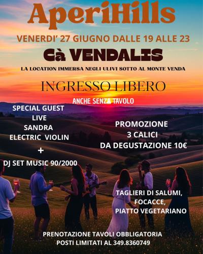 Aperitivo sui colli euganei